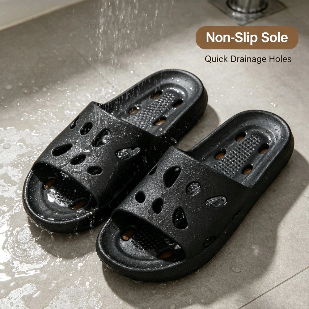 Flippers Swimming - Pantoufles de douche EVA pour hommes,
