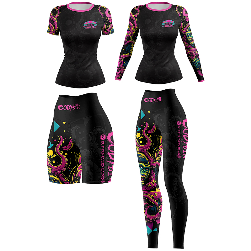 Rash Guard - Ensemble de 4 pièces de vêtements