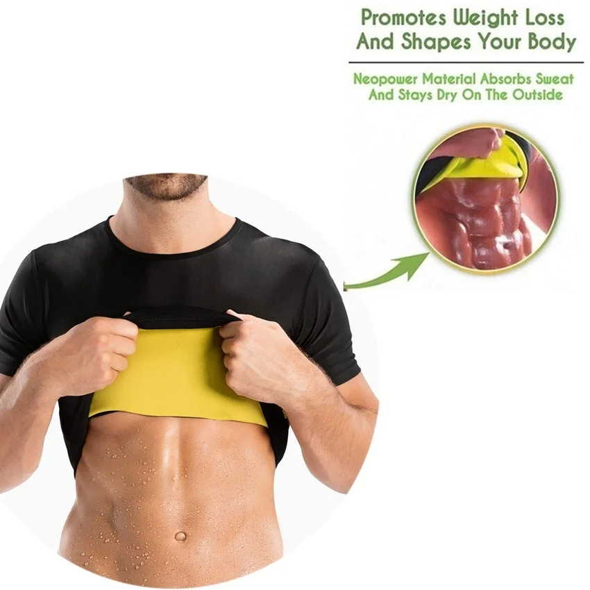 Sauna t-shirts hommes ventre p - Wetsuit Men avis et prix