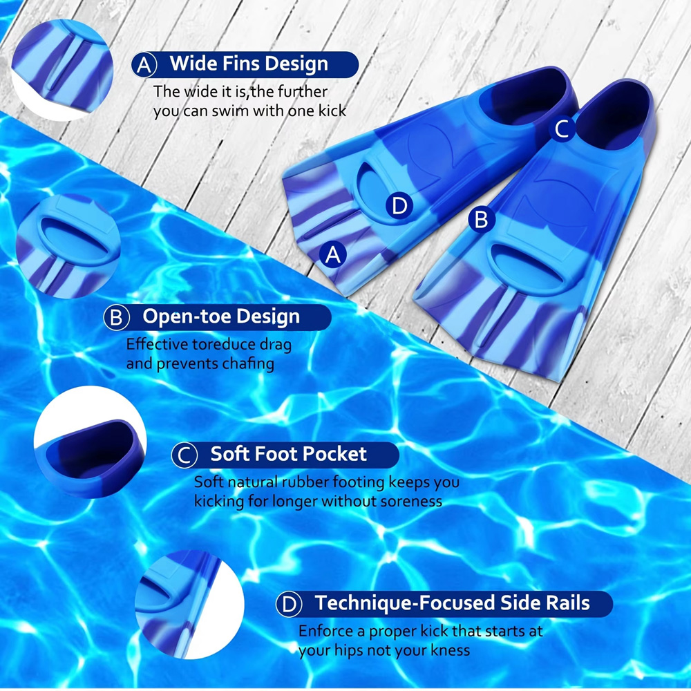 Palmes de natation en Silicone - Flippers Swimming avis et prix