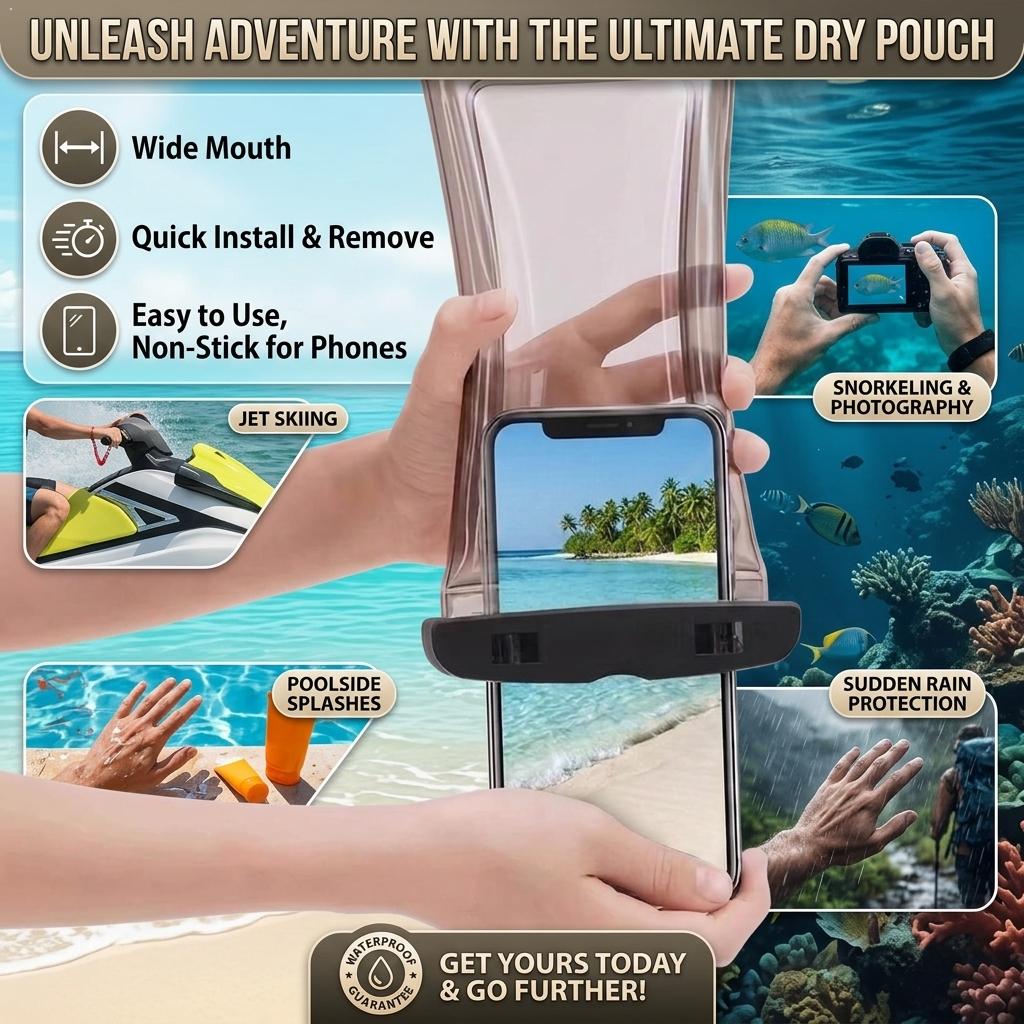 Étui de téléphone étanche tran - Dry Bag Waterproof avis et prix